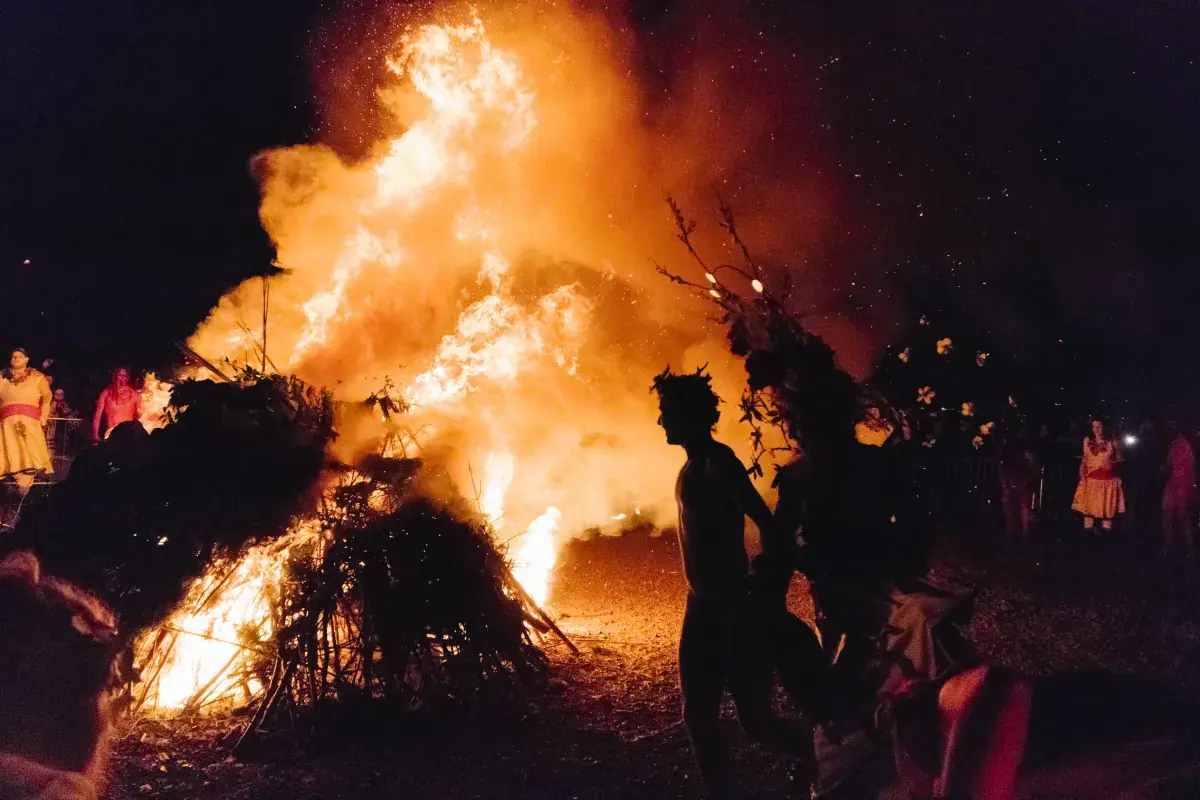 Beltane Fire Festival изпълнители в Единбург