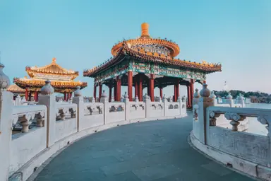 Image of Beihai Park and the White Dagoba