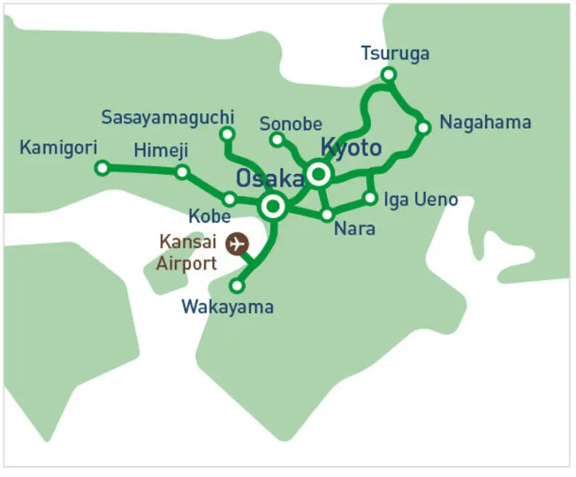 Kansai Area JR Lines