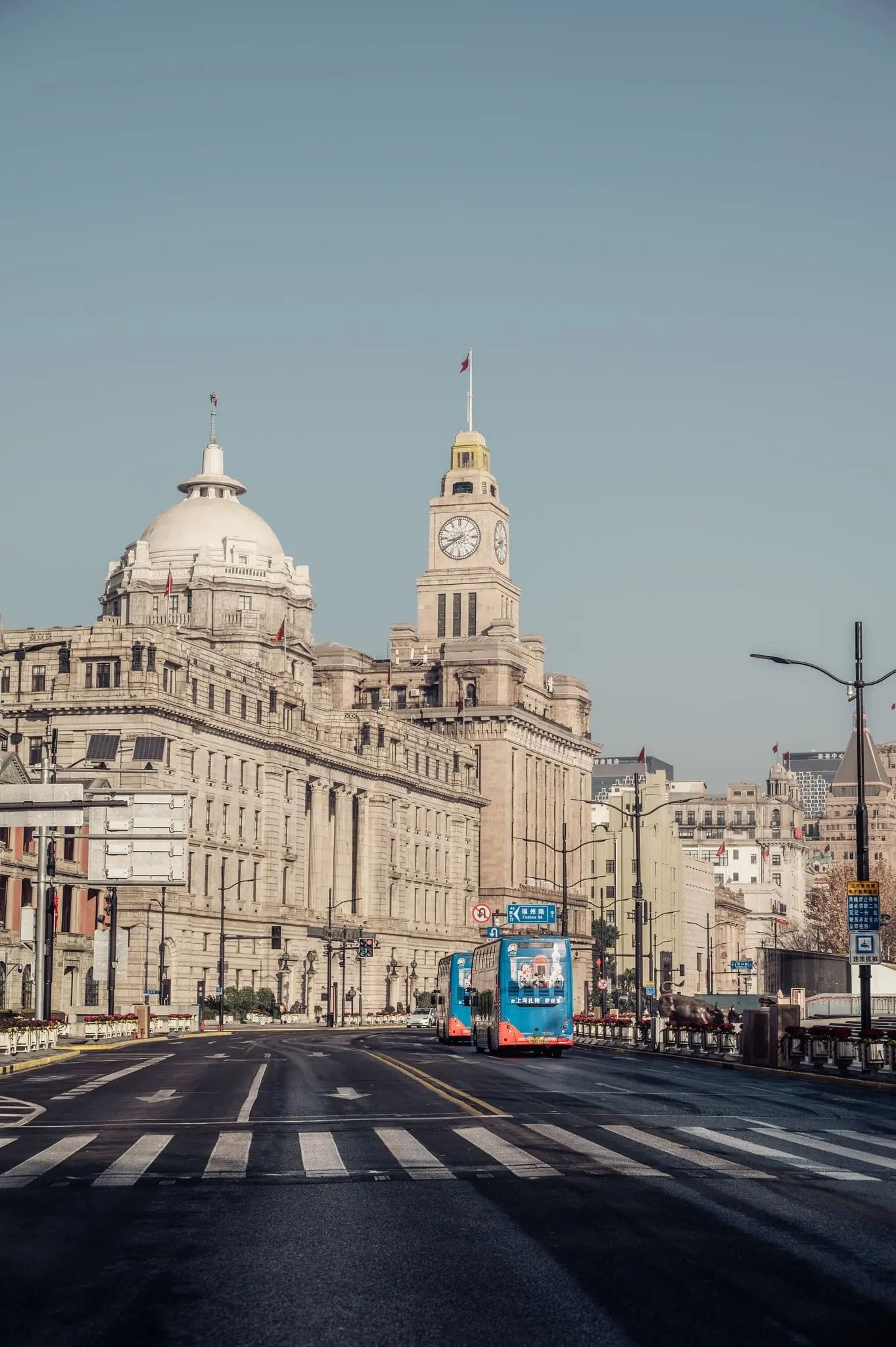 Image of hotels along The Bund