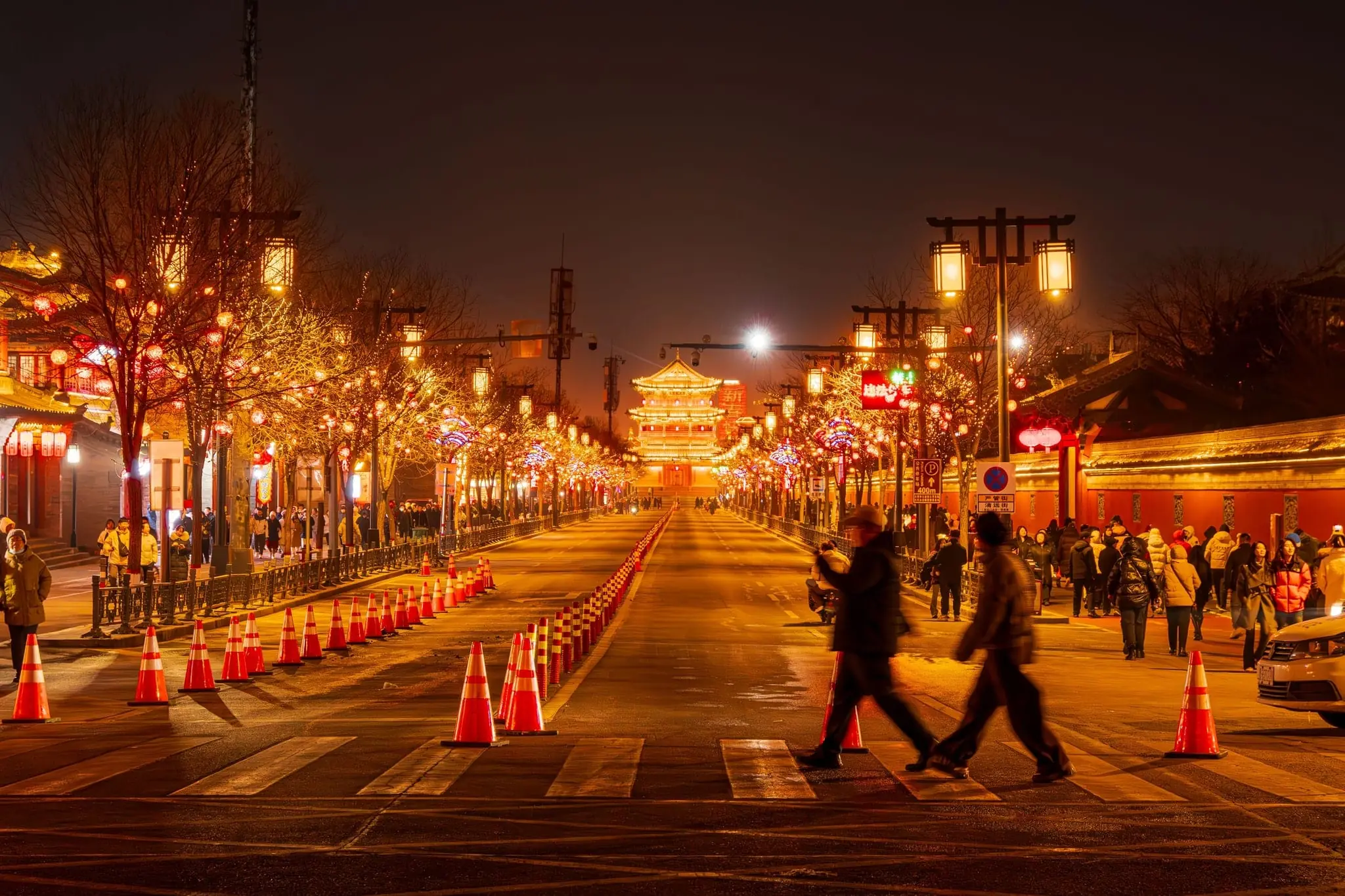 Image of the Bell Tower area at night