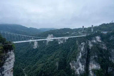 Image of the Zhangjiajie Grand Canyon Glass Bridge