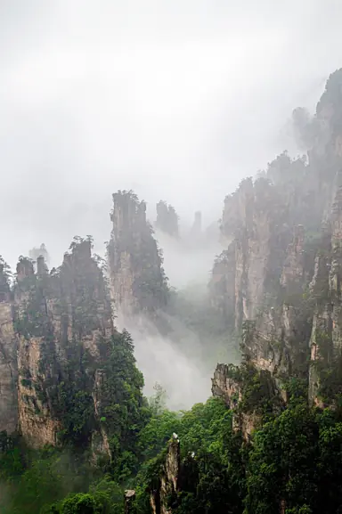 Image of Tianzi Mountain viewpoints